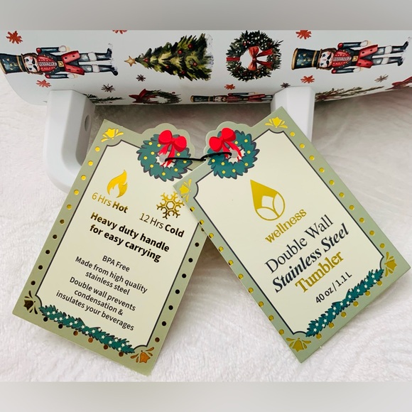 Wellness Christmas Holiday Nutcracker Tumbler - 40 oz - Picture 7 of 9